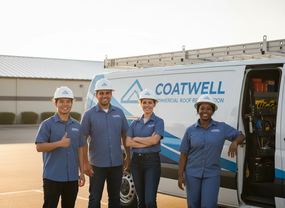 Commercial roof coating company in Burnham, PA